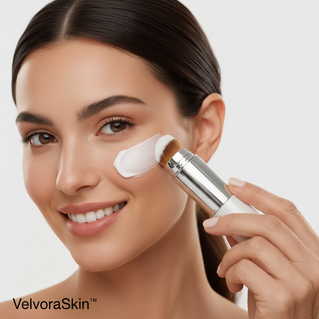VelvoraSkin™ Seamless Brush Foundation